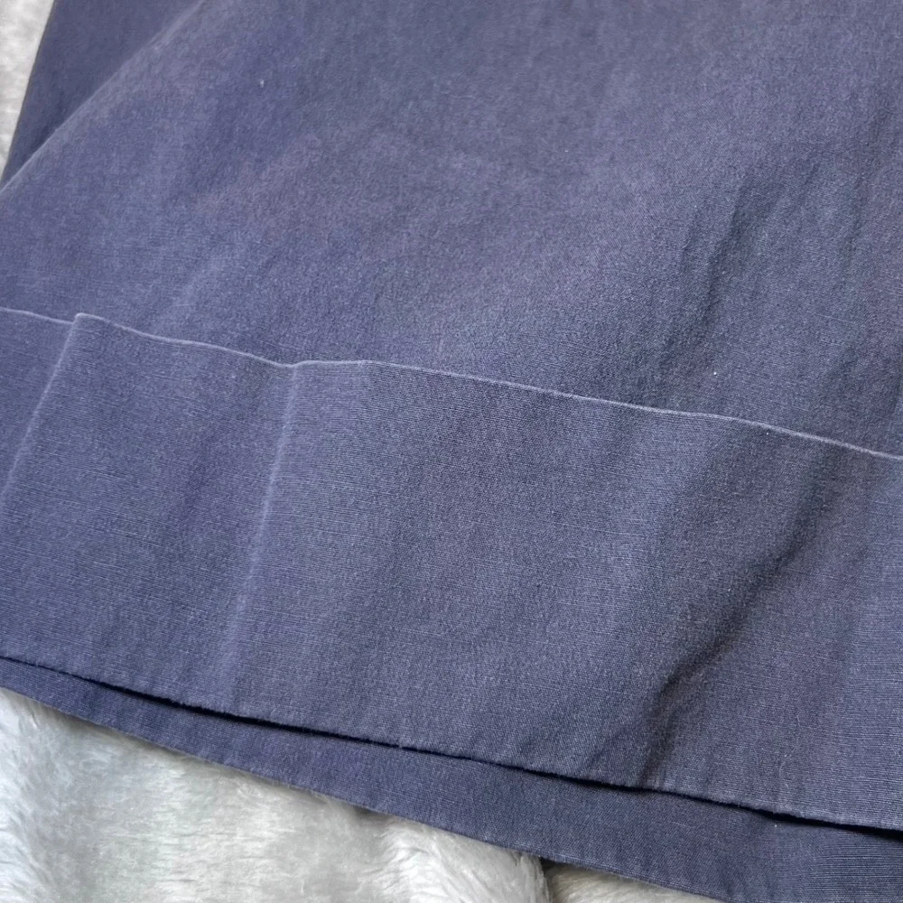 Talbots Womens Size 12W Petites Stretch Capri Pants Blue Casual‎ Rolled Cuffs